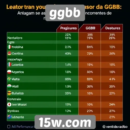 Comparação entre Ggbb e Concorrentes no Mercado